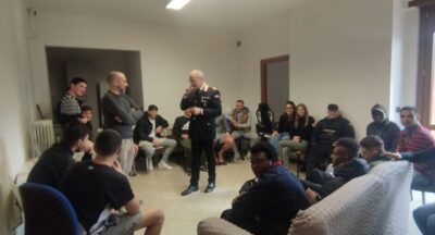 Visita dell’Arma dei Carabinieri in Comunità